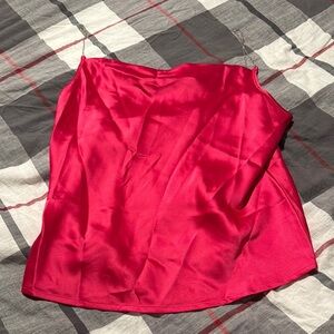 Elegant Red Women's Blouse